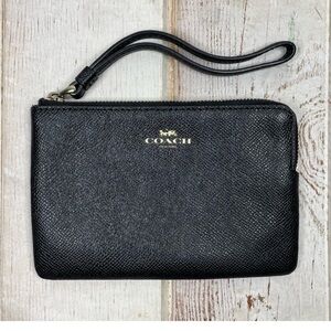 Coach Corner Zip Wristlet
